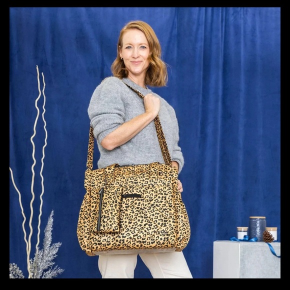 Lug Saunter Classic Duffel & Sway Pouch Travel Bag In Black Houndstooth D23 - Picture 4 of 4